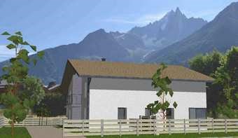 Projet renovation ferme esquisse dessin plans permis de construire