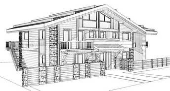 Construction haute savoie chalet plans projet permis de consruire