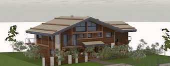 Projets construction chalets vues 3d plans haute savoie