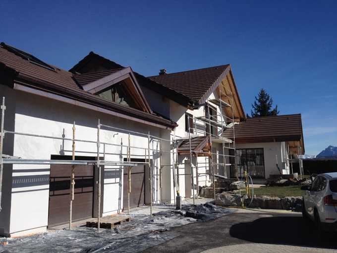 charpente renovée et extension