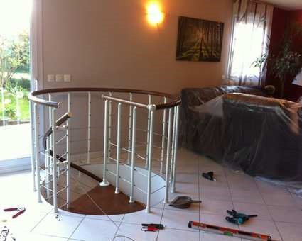 Rénovation escalier plans projet etudes devis chiffrage consception architecte d'intérieur conseil travaux arve la roche sur foron haute savoie