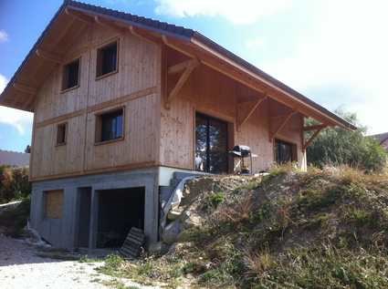 chalet neuf bois