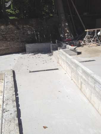 terrasse caniveaux renovation