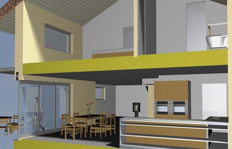 Plans Permis de construire Travaux Esquisses Projets Neuf rénovation Agrandissement Locaux professionnels Vues 3D Archi Appartements maisons